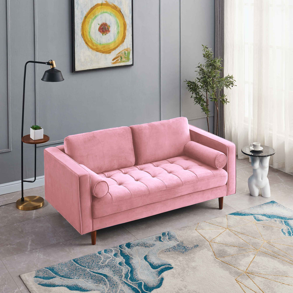 Rubeza Scott 2 Seater Sofa - Taffy Pink