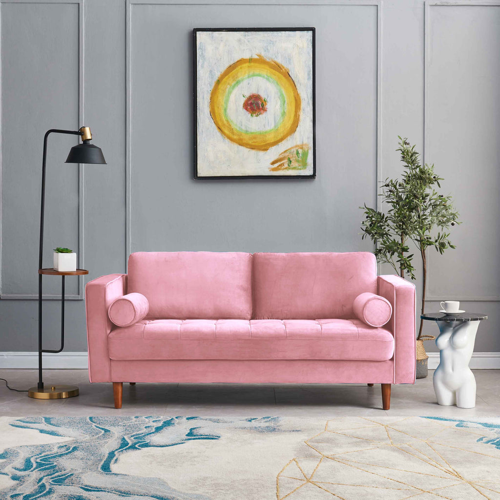 Rubeza Scott 2 Seater Sofa - Taffy Pink