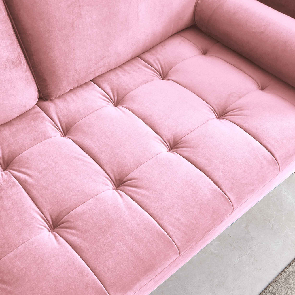 Rubeza Scott 2 Seater Sofa - Taffy Pink