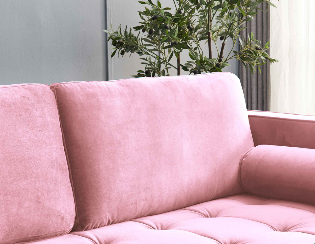 Rubeza Scott 2 Seater Sofa - Taffy Pink