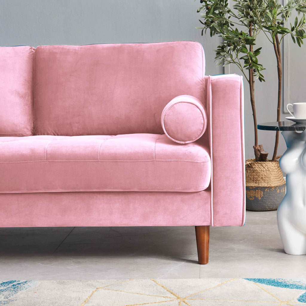 Rubeza Scott 2 Seater Sofa - Taffy Pink