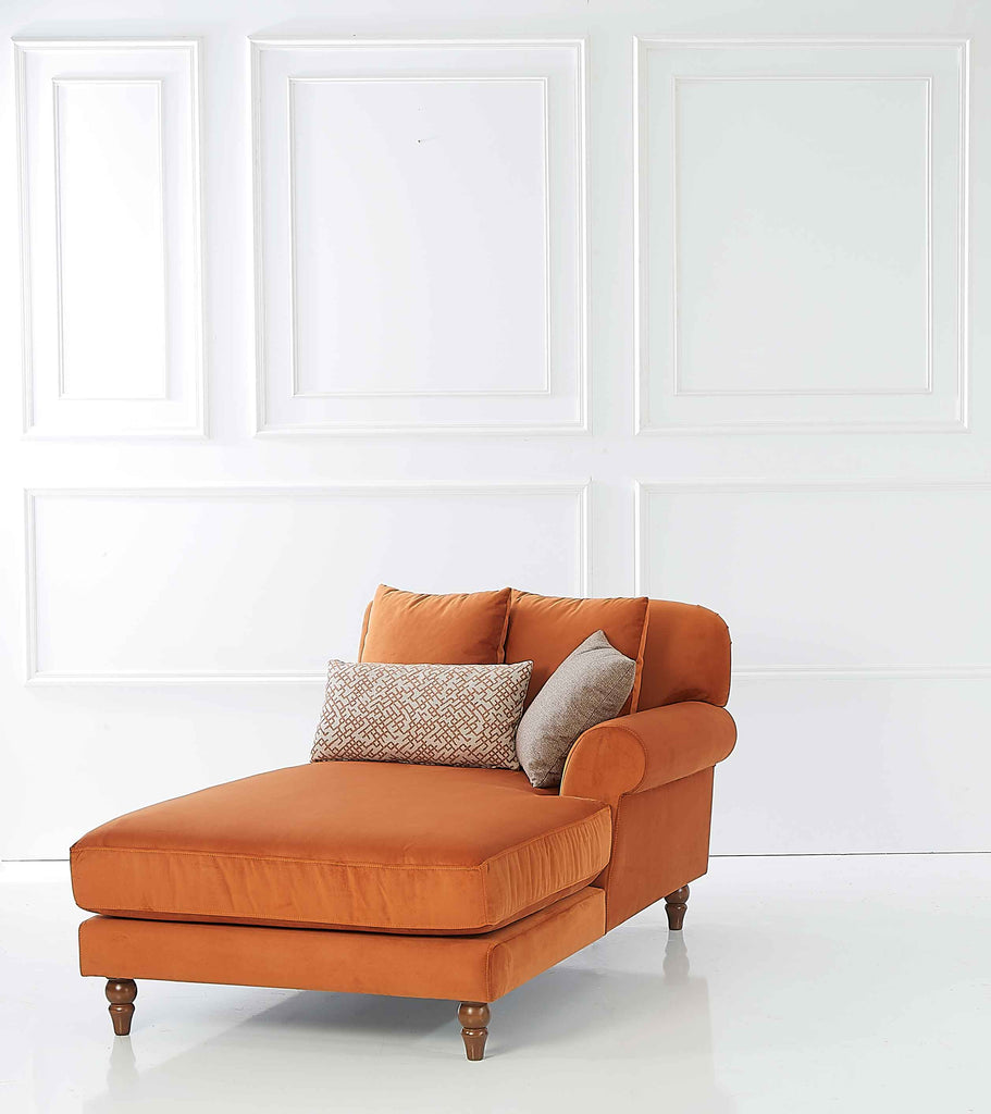 Rubeza Paula 2+Seater/Chaise - Burnt Orange