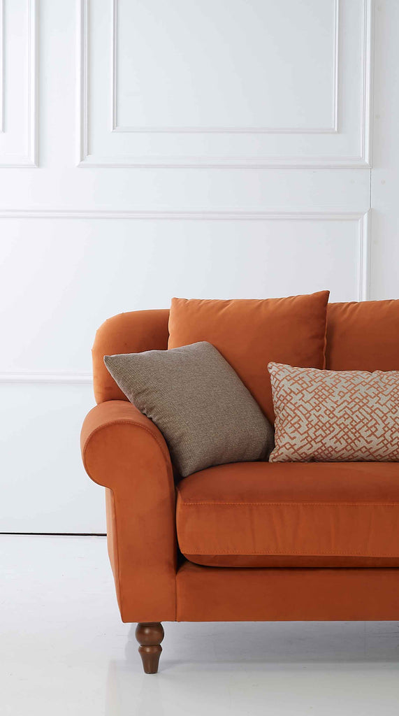 Rubeza Paula 2+Seater/Chaise - Burnt Orange