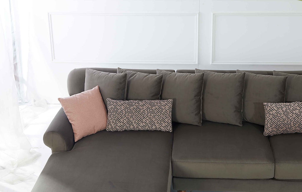 Rubeza Paula Chaise/2+Seater - Iron Grey