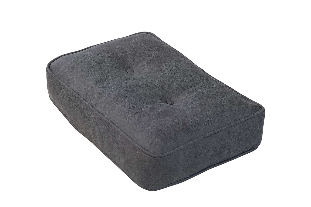 Rubeza Leo 4 Seater Vegan Leather Sofa - Antrasit Grey
