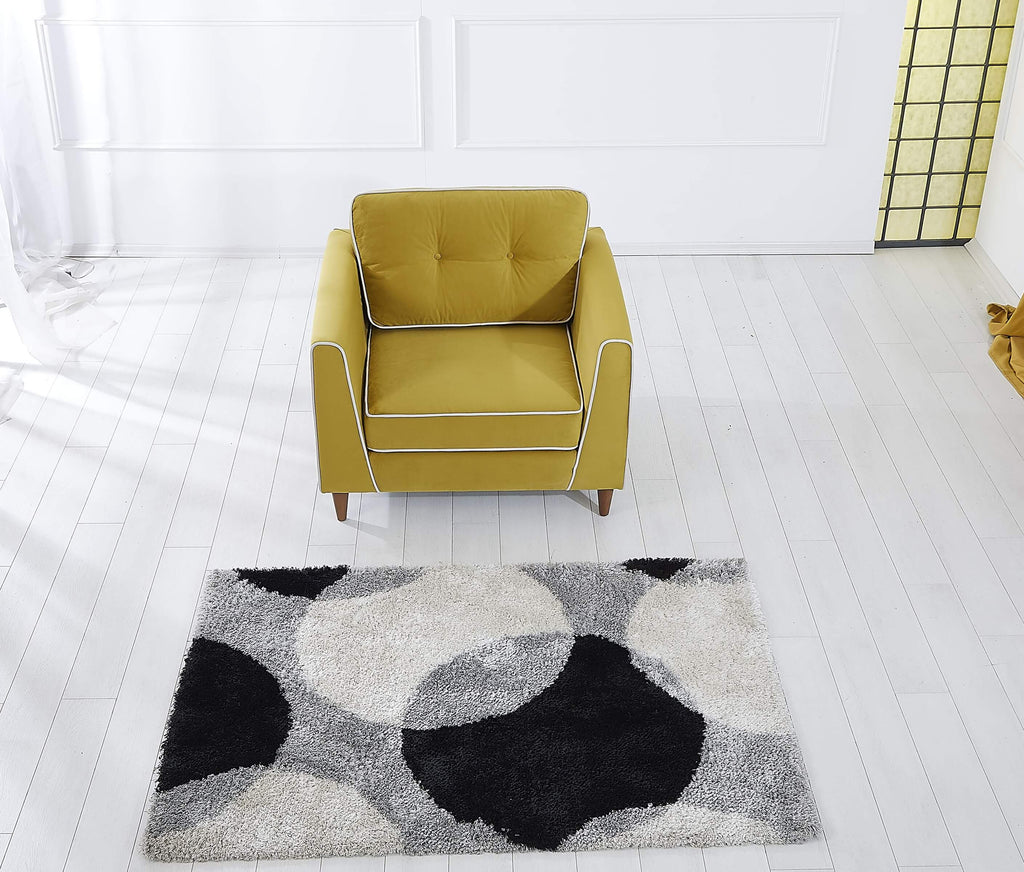 Rubeza Leo Collection Armchair - Posh Gold & White