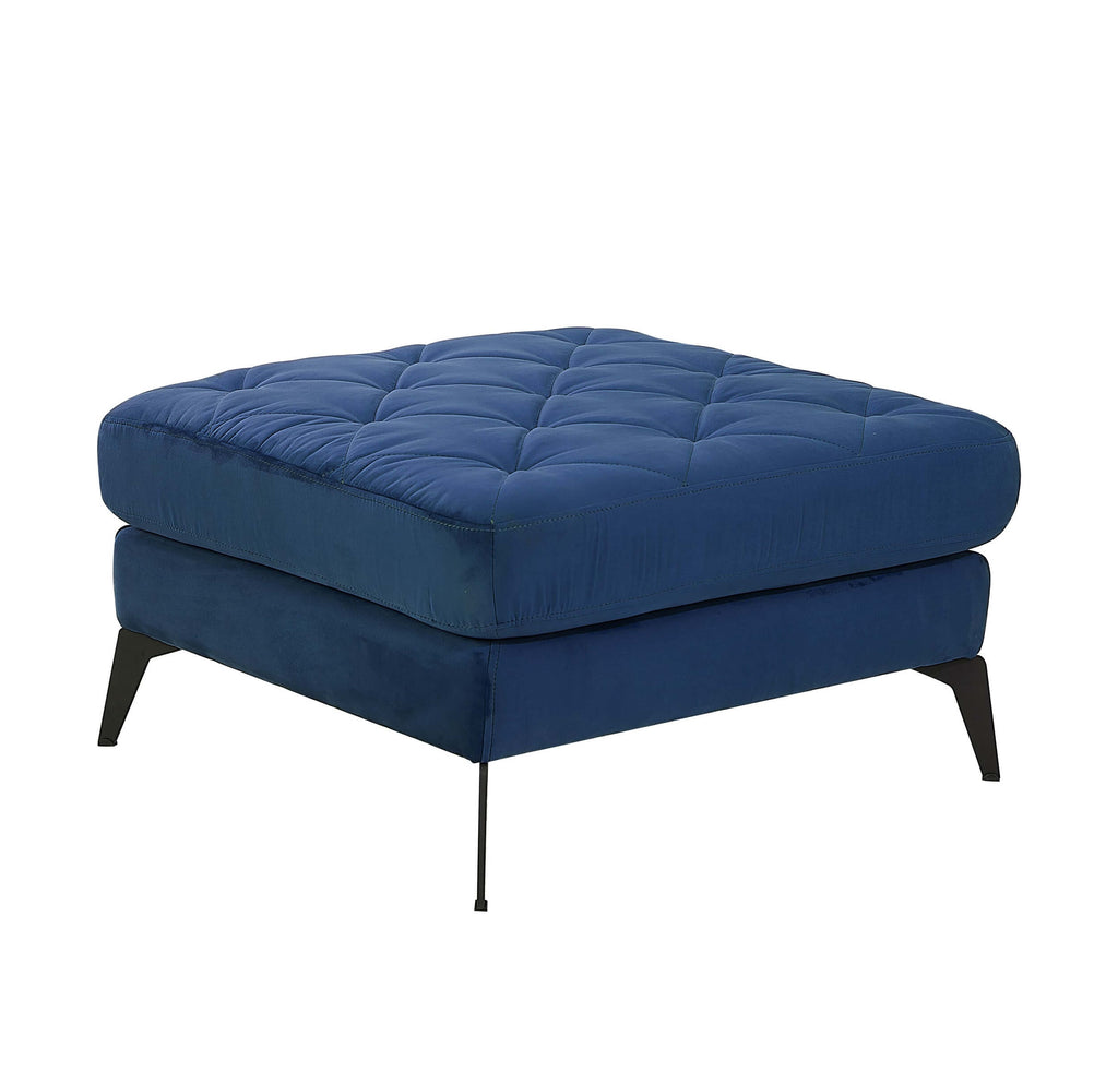 Rubeza Piera Ottoman Bench - Indigo Blue