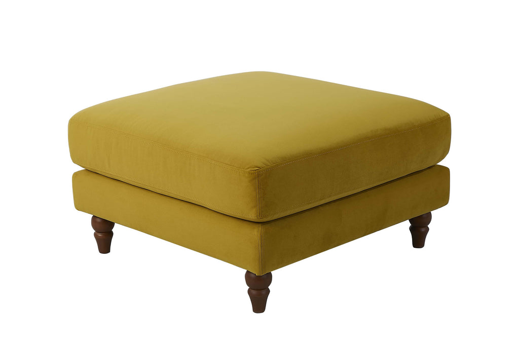 Rubeza Paula Ottoman Bench - Posh Gold