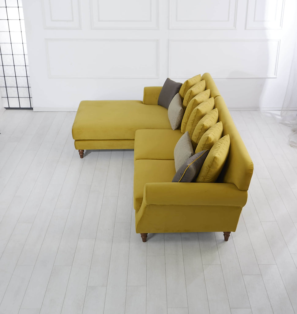 Rubeza Paula Chaise/2+Seater - Posh Gold