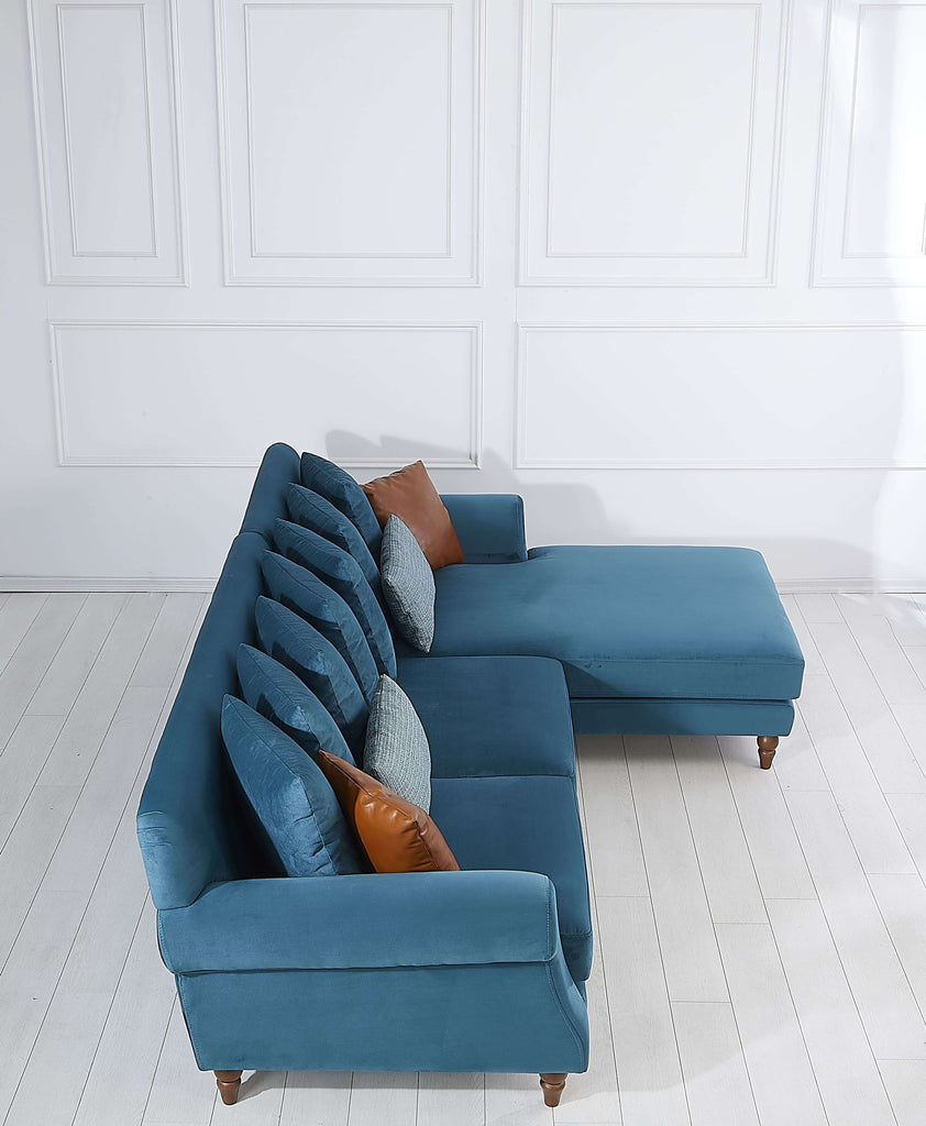 Rubeza Paula 2+Seater/Chaise - Ocean Green