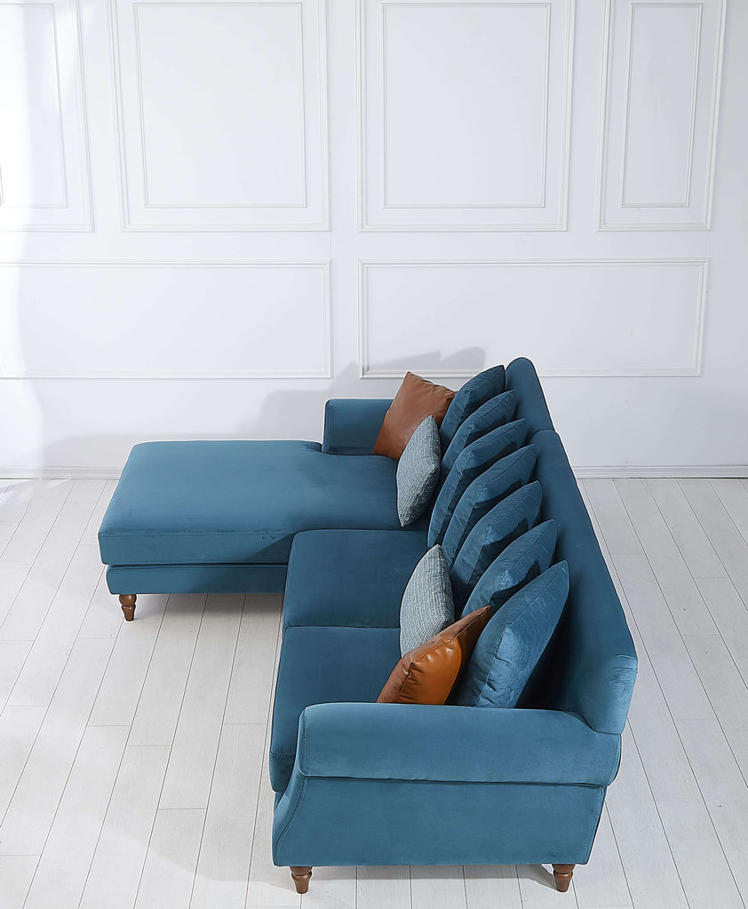 Rubeza Paula Chaise/2+Seater - Ocean Green