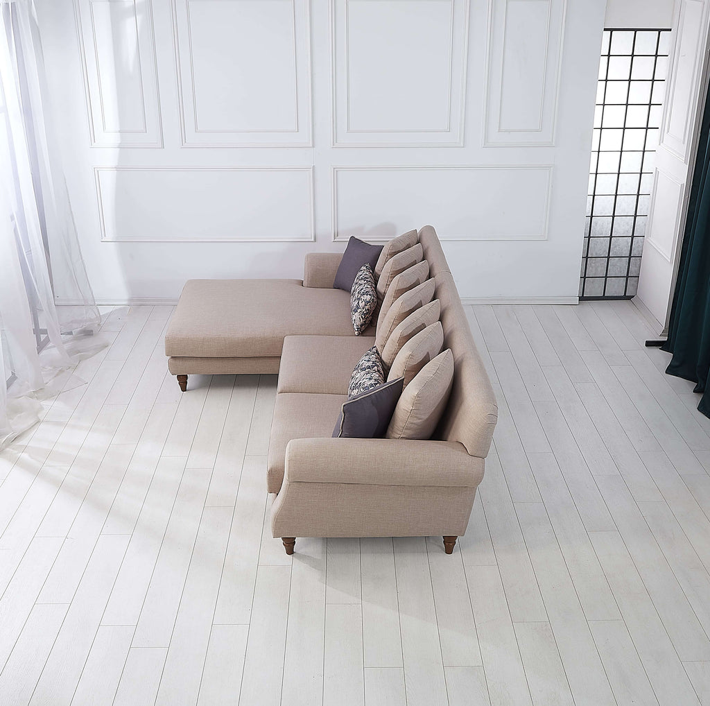 Rubeza Paula Chaise/2+Seater - Tortilla Brown