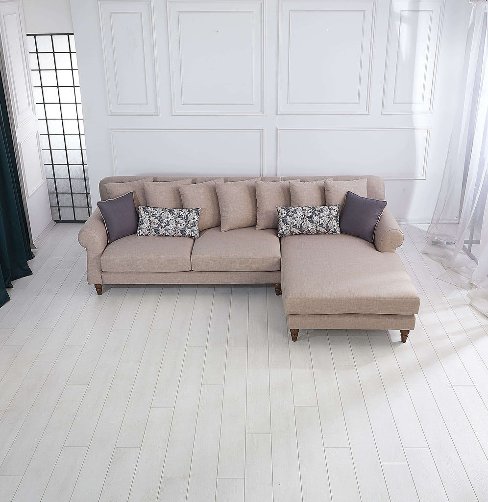 Rubeza Paula 2+Seater/Chaise - Tortilla Brown