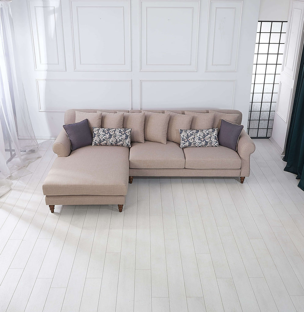 Rubeza Paula Chaise/2+Seater - Tortilla Brown