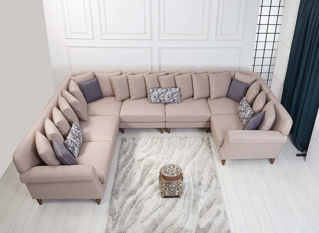 Rubeza Paula 2+Seater/Corner/Armless 1 Seater/Armless 1 Seater/Corner/ 1+Seater - Tortilla Brown