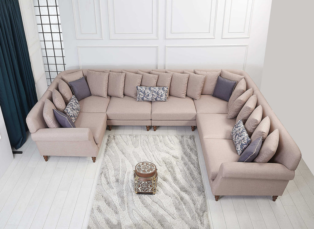 Rubeza Paula 1+Seater/Corner/Armless 1 Seater/Armless 1 Seater/Corner/2+Seater  - Tortilla Brown