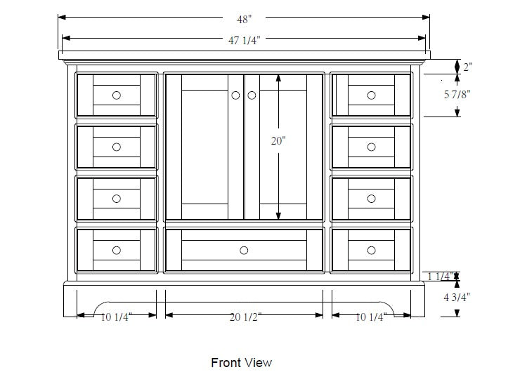 Rubeza 1200mm Charleston Vanity Unit with Carrara Marble Top - White & Chrome