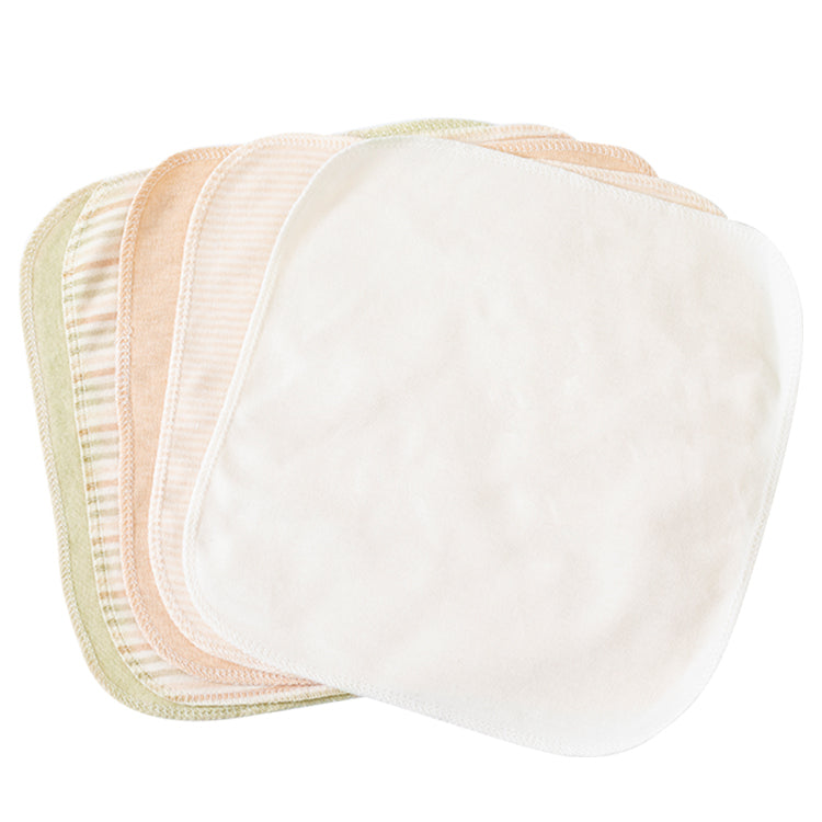 100% Organic Cotton Wash Cloths 5 pack for Face & Body - Baby