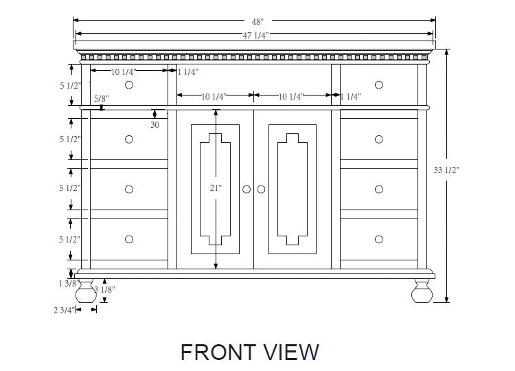 Rubeza 1200mm Didim Vanity Unit with Calacatta Quartz Top - White & Gold