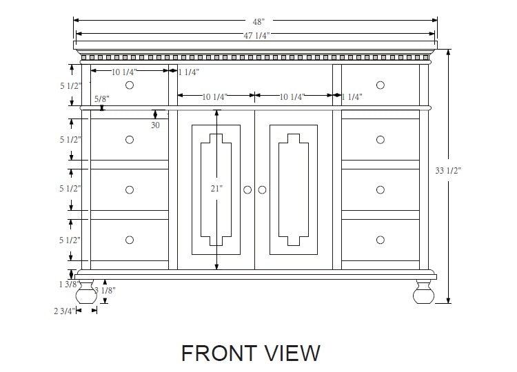 Rubeza 1200mm Didim Vanity Unit with Carrara Marble Top - White & Gold