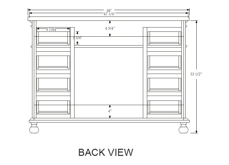 Rubeza 1200mm Didim Vanity Unit with Calacatta Quartz Top - White & Gold