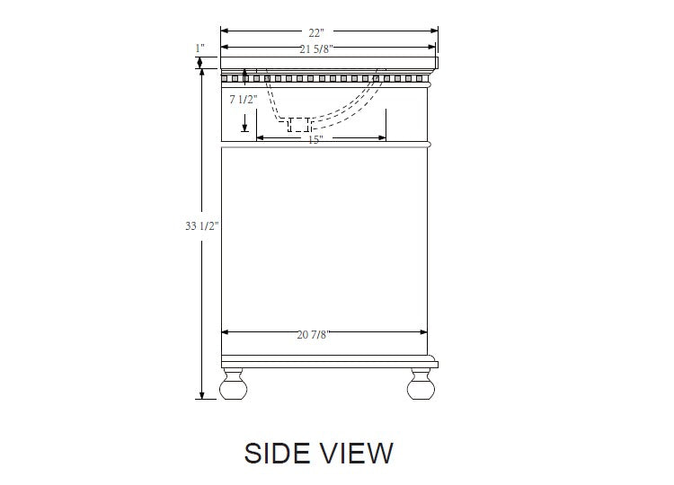 Rubeza 900mm Didim Vanity Unit with Calacatta Quartz Top - Dark Brown & Chrome