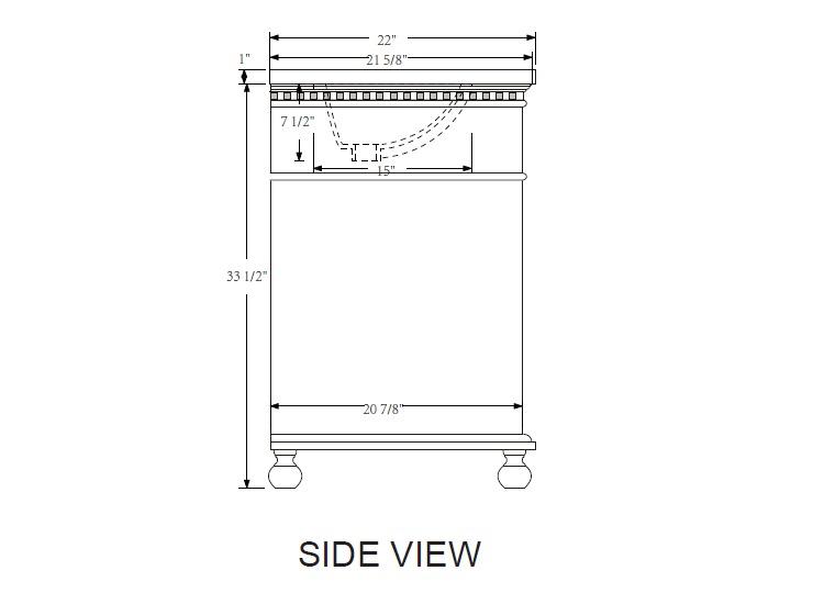 Rubeza  900mm Didim Vanity Unit with Carrara Marble  Top -  White  & Chrome