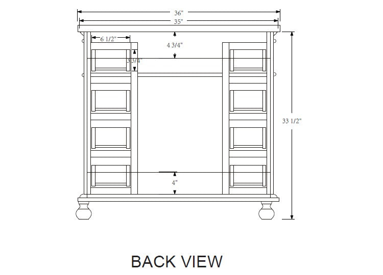 Rubeza 900mm Didim Vanity Unit with Calacatta Quartz Top - Dark Brown & Chrome