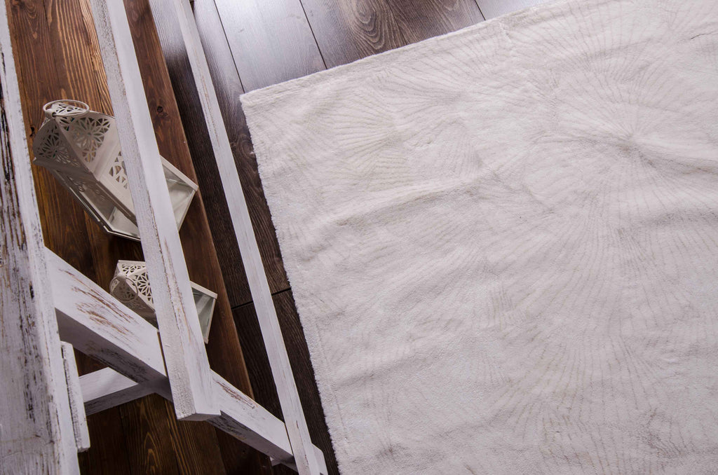 Royal Collection Elena Design Cotton Linen Blend Rug - Beige