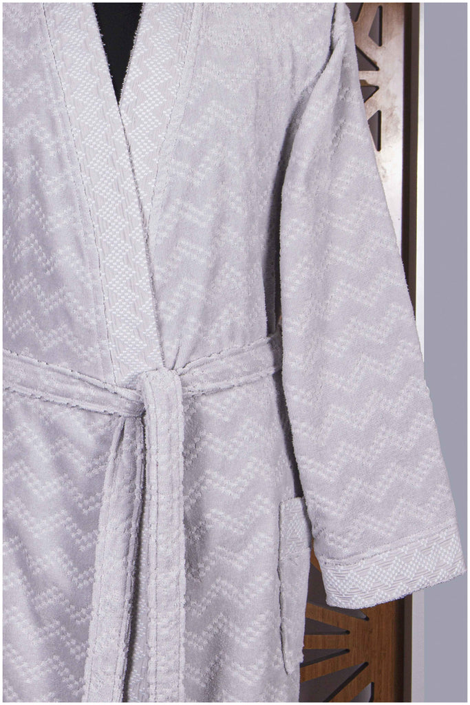 Clarence Collection Jacquard Velvet Bathrobe | Slippers