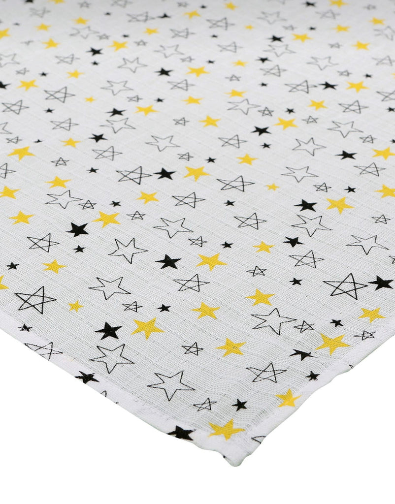 Pack of 2 Muslin Swaddle Blankets - Star