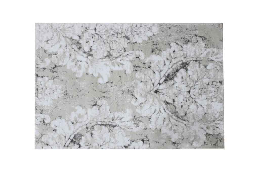 Damask Design Super Soft Cotton Viscose Blend Bath Rug