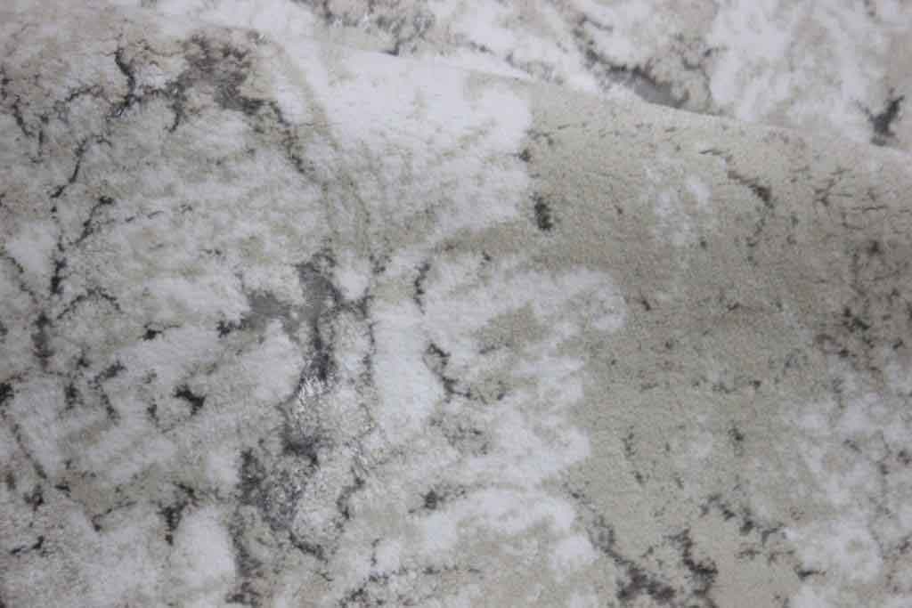 Damask Design Super Soft Cotton Viscose Blend Bath Rug