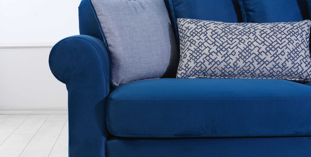 Rubeza Paula 2+Seater/Chaise - Indigo Blue