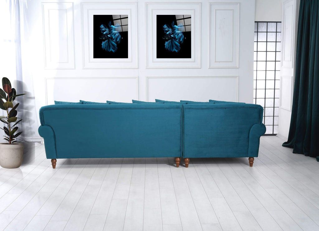 Rubeza Paula Chaise/2+Seater - Ocean Green