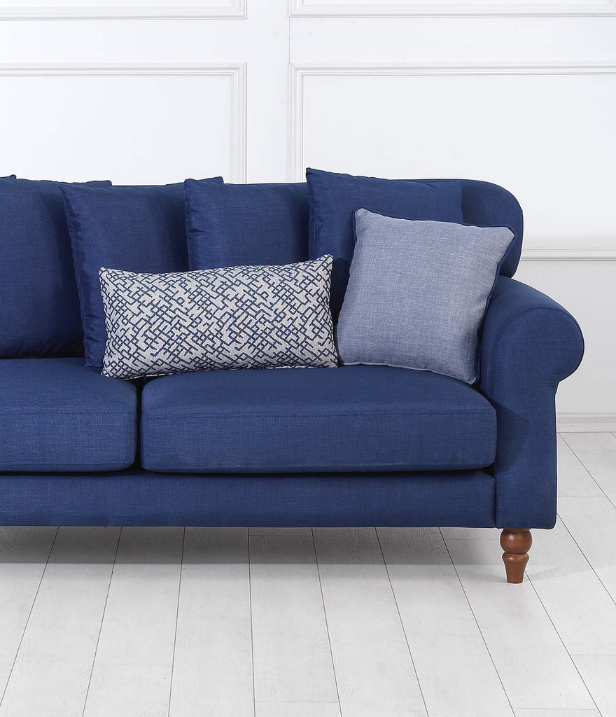 Rubeza Paula Chaise/2+Seater - Denim Blue