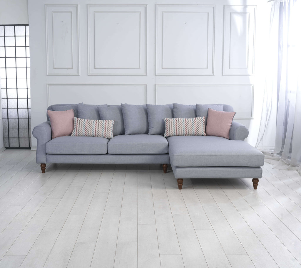 Rubeza Paula 2+Seater/Chaise - Cloud Grey