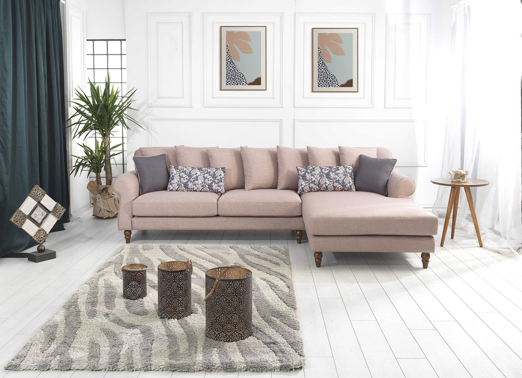 Rubeza Paula 2+Seater/Chaise - Tortilla Brown