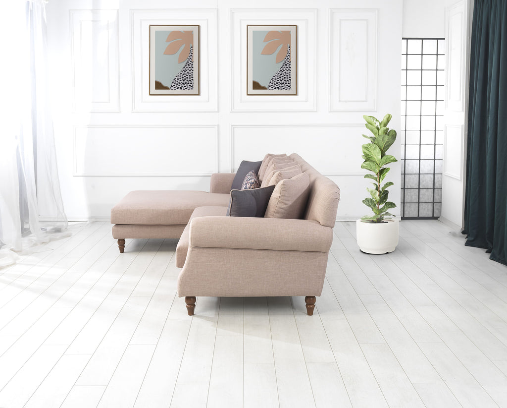 Rubeza Paula Chaise/2+Seater - Tortilla Brown