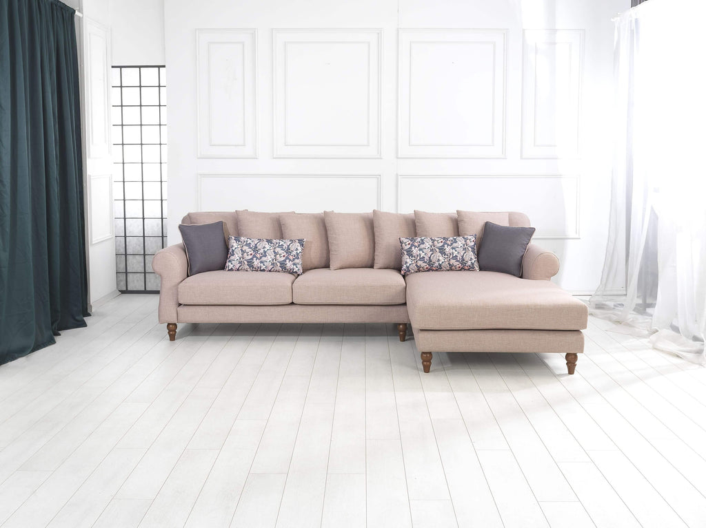 Rubeza Paula 2+Seater/Chaise - Tortilla Brown