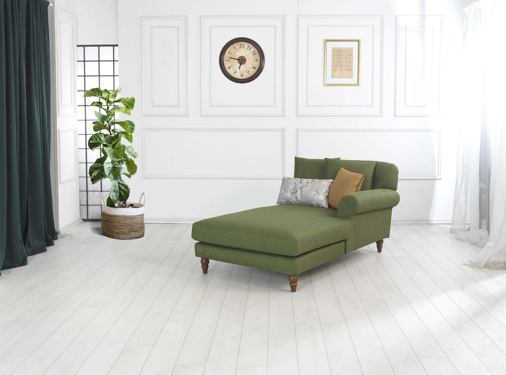 Rubeza Paula 2+Seater/Chaise - Forest Green