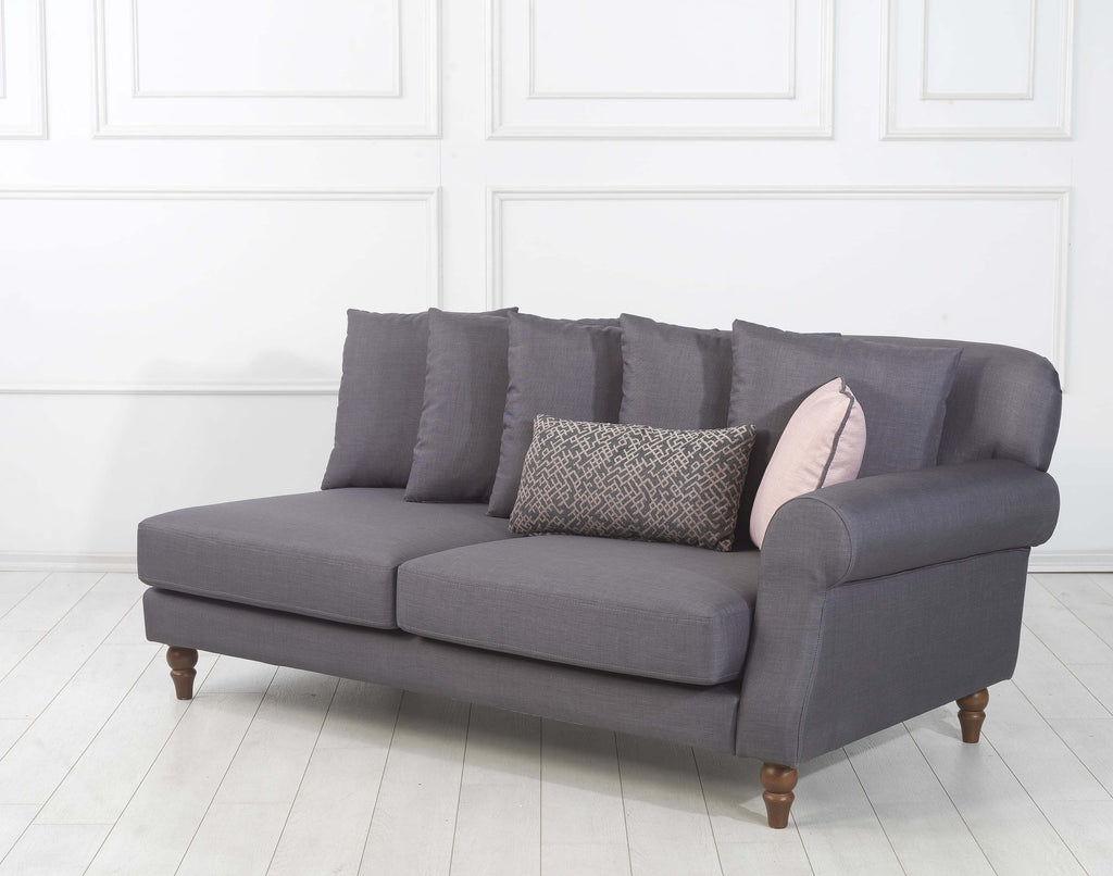 Rubeza Paula Chaise/2+Seater - Anchor Grey