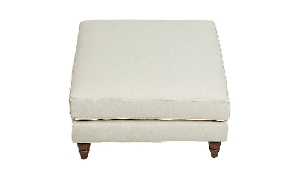 Rubeza Paula Ottoman Bench - Daisy White