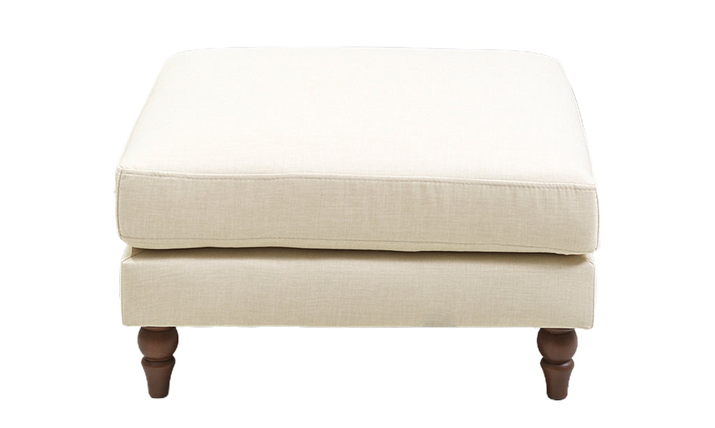 Rubeza Paula Ottoman Bench - Daisy White