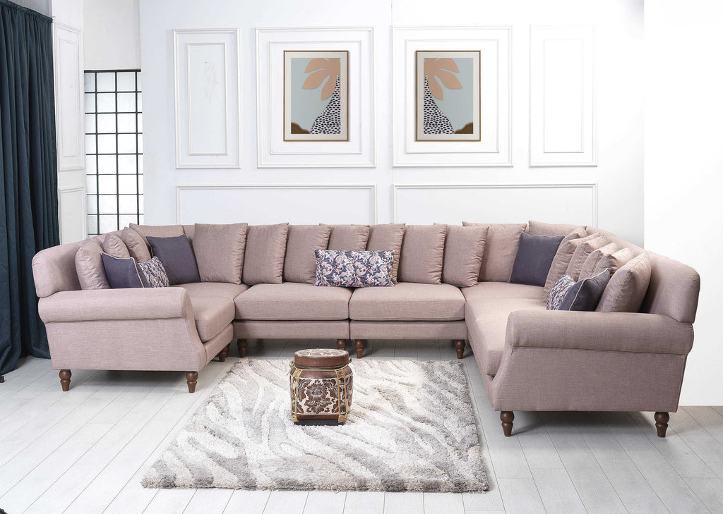 Rubeza Paula 1+Seater/Corner/Armless 1 Seater/Armless 1 Seater/Corner/2+Seater  - Tortilla Brown