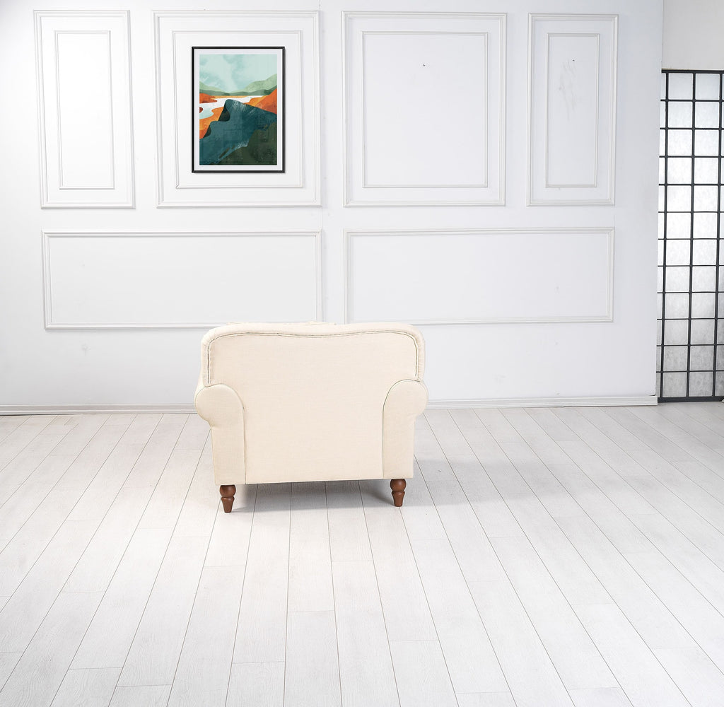 Rubeza Paula Armchair - Daisy White