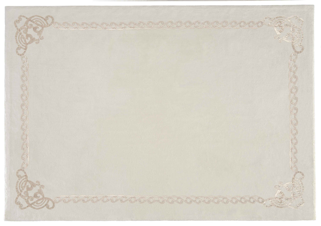 Royal Collection Lady Design Cotton Rug