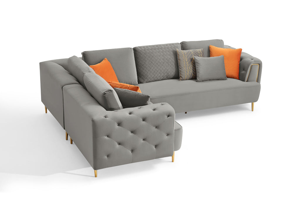 Rubeza Sofia  1+Seater/Corner/2+Seater - Medium Grey