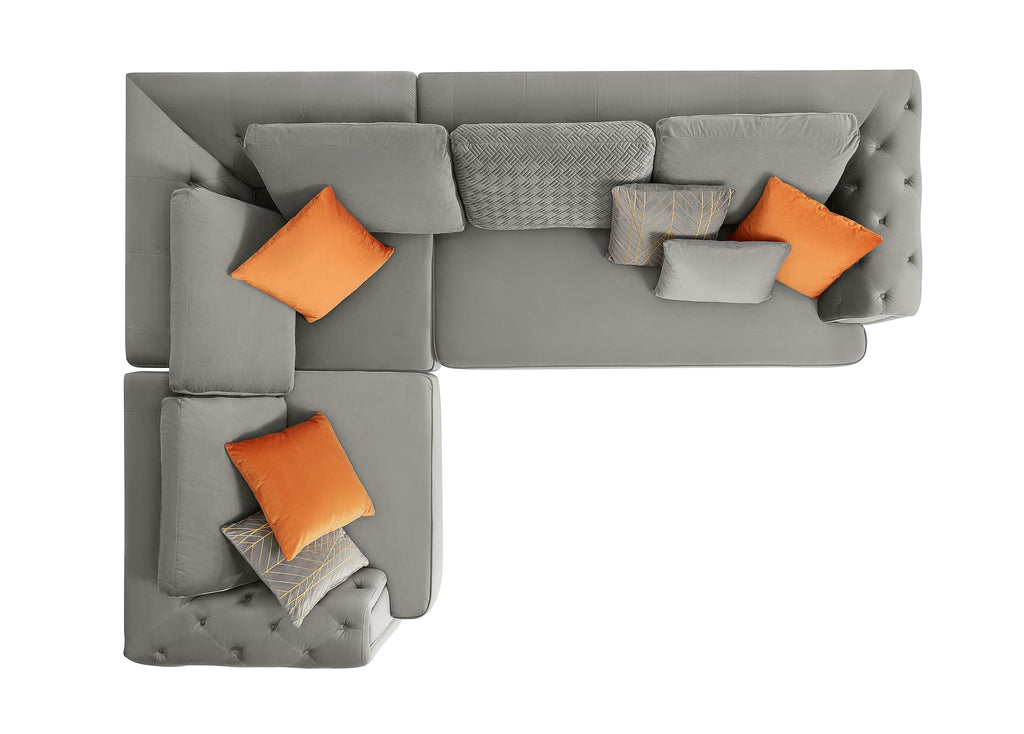 Rubeza Sofia  1+Seater/Corner/2+Seater - Medium Grey