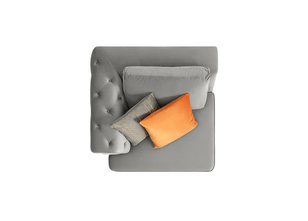 Rubeza Sofia  1+Seater/Corner/2+Seater - Medium Grey